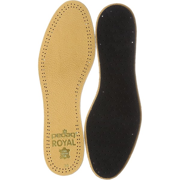 Pedak Insole, Royal Insole, Shock Absorption, Thin, Lightweight, Deodorizing, Leather Shoes, Adjustable Size, Standing Work, Men's, beige