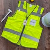 TCCFCCT High Visibility Reflective Safety Vest with 5 Pockets, ANSI/ISEA