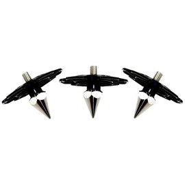 Desmond DSNOW Set of 3 65mm Tripod Spike Feet & Snow Shoes Rustproof SS Stainless Steel 3/8" Universal