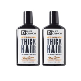 Duke Cannon News Anchor 2-in-1 Hair Wash - Bay Rum, 10 fl. oz, Stimulating Hair Shampoo & Conditioner 2 Pack