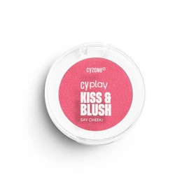CyPlay – Rubor en Polvo Say Cheek! | 4 Tonos Satinados, Acabado Natural, Textura Suave y Difuminable | Look Radiante y Fresco | Maquillaje Facial Profesional (Kiss & Blush)
