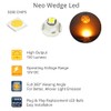 WLJH Yellow Climate Control Panel Lights A/C Dashboard Dash Heater