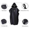 Hiturbo Microfiber Surf Poncho, Wetsuit Changing Bath Robe, Quick Dry