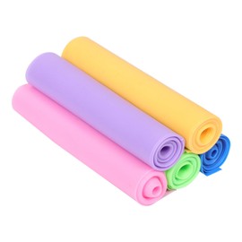 BESPORTBLE 5pcs Elastic Flat Resistance Bands Yoga and Stretching Versatile Muscle Strengthening Straps for Men and Women for Rehabilitation and Balance Training