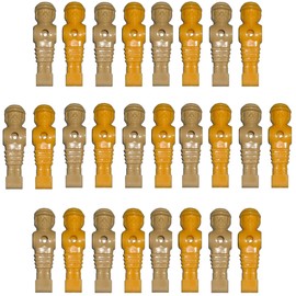 Billiard Evolution 26 Old Style Tan and Yellow Foosball Men