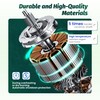Boxtech Fountain Pump, Submersible Water & Land Pump Kit -