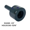 BLUEFOX TOOLS New Tailstock Floating Round Die holders(shank type) Set