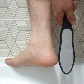 Foot Callus Remover File & Brush Black