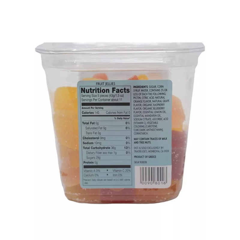 Trader Joe’s 2 Packs Trader Joe’s Fruit Jellies Candy