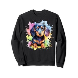 Watercolor Dachshund Sweatshirt