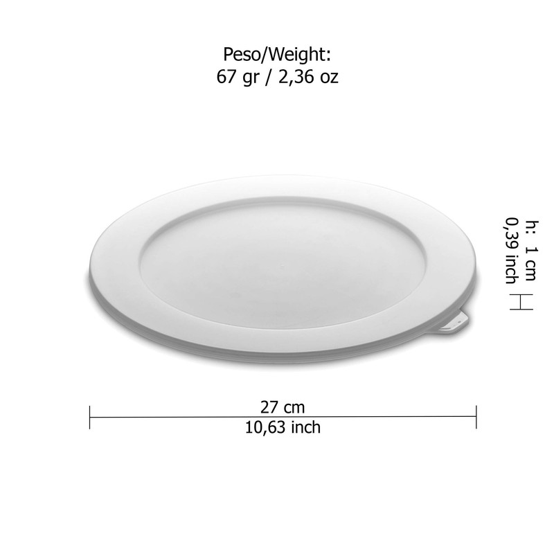 Omada Design Bowl + lid, Capacity 123,18 fl oz, Diameter