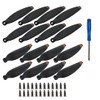 Premium 16Pcs Propellers Replacement Low-Noise and Quick-Release Blades Props for