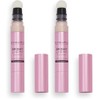 Revolution, Bright Light Liquid Highlighter, Buildable Formula for a Luminous Skin Glow, Vegan & Cruelty-Free, Strobe Gold, 0.10 fl oz (Pack of 2)
