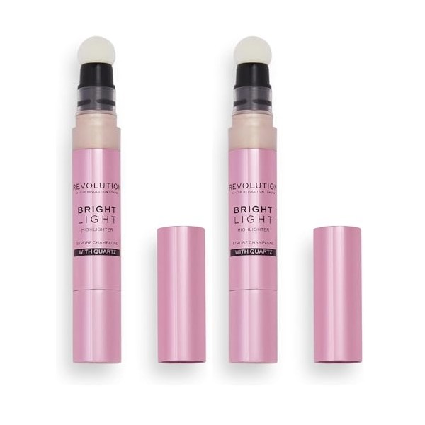 Revolution, Bright Light Liquid Highlighter, Buildable Formula for a Luminous