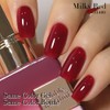 Double Rhythm Translucent Gel Polish Sheer Neutral Natural Light Milky