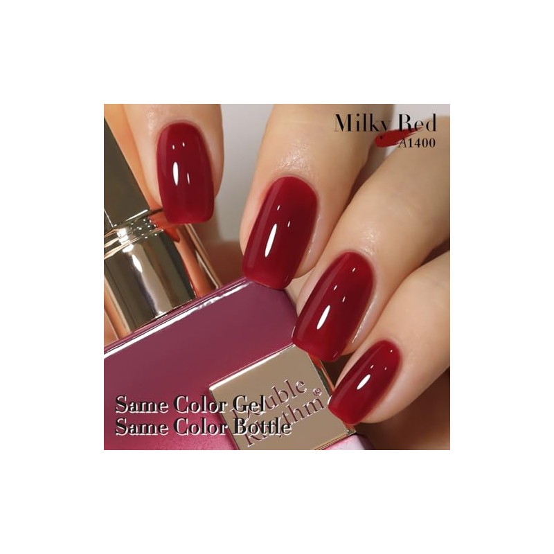 Double Rhythm Translucent Gel Polish Sheer Neutral Natural Light Milky