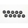 Yokomo ZC-N3L3 M3 M3 Nylon Lock Nut (Black/Thin) 10 Pieces