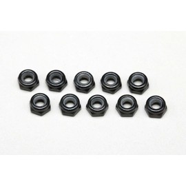 Yokomo ZC-N3L3 M3 M3 Nylon Lock Nut (Black/Thin) 10 Pieces Steel