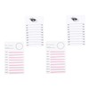 Baluue 4pcs Professional Eyelash Holder Acrylic Lash Extension Pallet for