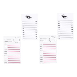 Baluue 4pcs Professional Eyelash Holder Acrylic Lash Extension Pallet for Salon Home