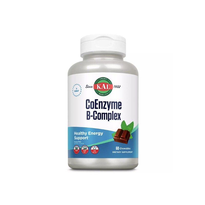 KAL Coenzyme B-Complex Chewables | 60 Chewables