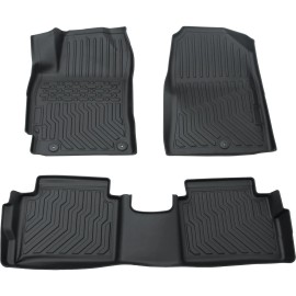 Aftermarket Products All-Weather Floor Mats for 2017-2020 Hyundai Elantra  TPE Rubber Liners Black