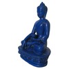 mytibetshop Blue Lapis Earth Touching Buddha Statue for Meditation, Alter