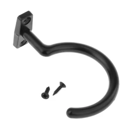 Oshhni Snooker Billiard Cue Hooks, Bridge Rod and Ball Rack Hooks, Durable Tripod Hook Rack Holder with 2 Screws, Hanging Pool Table Rack for Pool Table