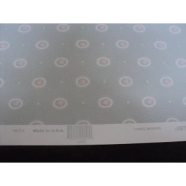 MINI Graphics DOLLHOUSE WALLPAPER- CAMEO REVERSE SEAFOAM-142D2