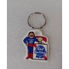 Pabst Blue Ribbon Cool Blue Man Key Ring Keychain 1980s