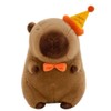 CXKPVFN Capybara Plush with Top Hat Happy Birthday Capybara Plush
