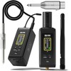 UHF Wireless Guitar System with Antenna,260FT Range,32 Channels,Dual Volume Control,Rechargeable