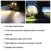 Solar Projection Light Human Body Induction 2‑Color Solar Lawn Lamp