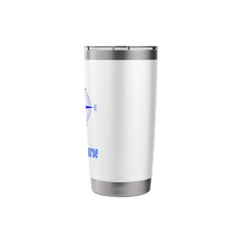 Ship Sailing Boat Captain Skipper Wind Rose Compass Stainless Steel Insulated Tumbler