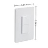 TUYA Smart Light Switch, Double Switch No Neutral Required, Zigbee