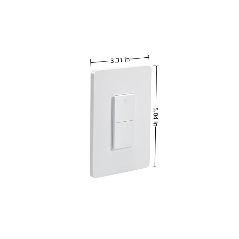 TUYA Smart Light Switch, Double Switch No Neutral Required, Zigbee