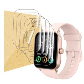 LYSANDRA Compatible for TOOBUR Smart Watch Screen Protector, 6 Pack Full Coverage TPU Clear Film for IDW13 1.8" Smart Watch