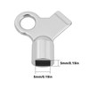 ECSiNG 6pcs 5mm Square Radiator Bleed Valve Keys for Radiators