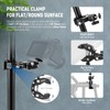 NEEWER Super Clamp with Ballhead, Cold Shoe, Holder and Action
