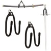 Kesywale - Soporte de pared ajustable para espadas, daga, hacha,