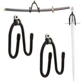 Kesywale - Soporte de pared ajustable para espadas, daga, hacha, llave y más, 2 unidades