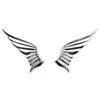 Goods Land GD-STWING-SV Universal 3D Metal Wings Sticker Wings Logo