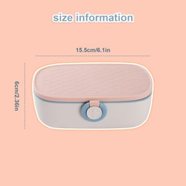 Homiladi 1Pcs Sewing Box | Portable Plastic Sewing Kit Box with Comprehensive Thread & Needle Supplies | Essential Sewing Accessories for Adults, Home, and Travel Use