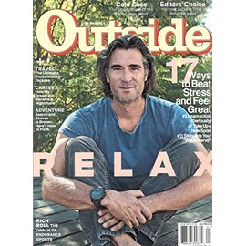 Outside Magazine (January/February, 2020) Relax 17 Ways to Beat Stress and Feel Great Rich Roll Cover