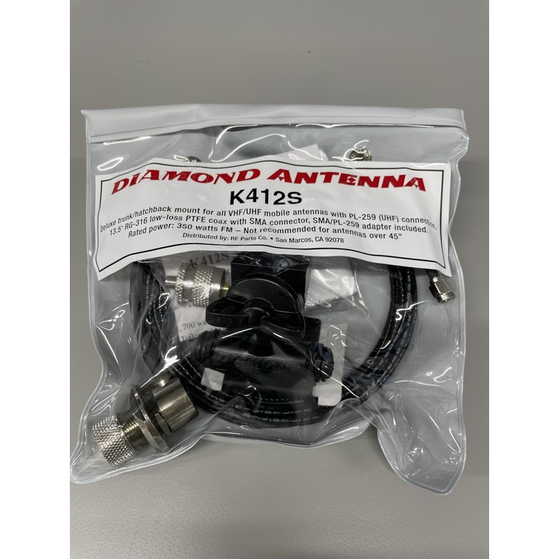 Diamond Antenna K412 Series Trunk and Hatchback Mounts K412S