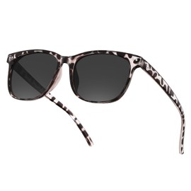 HAOLOTA Trendy Round Polarized Sunglasses for Women Men, Classic Retro Sun Glasses UV400 Protection