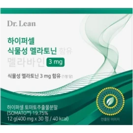 Dr.Lin Hypercell Vegetable 3mg Melavane Somato 30 tablets, 1 unit / 닥터린 하이퍼셀 식물성 3mg 함유 멜라바인 소마토 30정, 1개