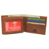 MARSHAL Scorpio Logo Men's Bifold Trifold RFID Blocking Real Leather