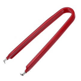 uxcell IC Puller Chip Extractor Stainless Steel with Insulated Vinyl Grip Red 1 Pack