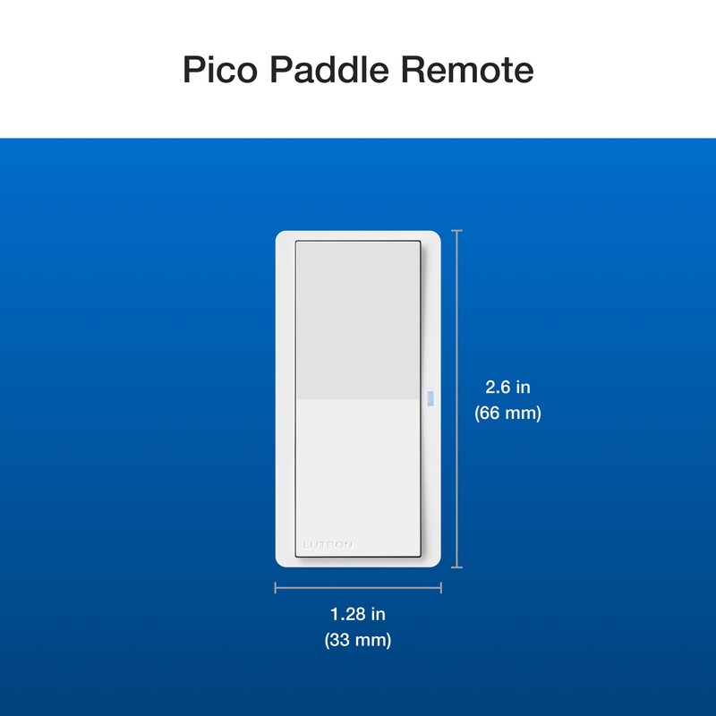 Lutron Pico Paddle Remote for On/Off Control of Caseta Smart